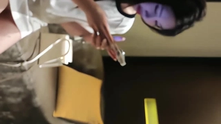 厨房狂操最美新娘，大长腿颜值超高全程高能